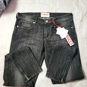 Fiorucci Women's Black Jeans Size 28